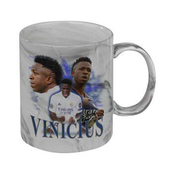 Vinicius Junior, Κούπα κεραμική, marble style (μάρμαρο), 330ml