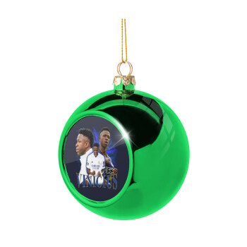 Vinicius Junior, Χριστουγεννιάτικη μπάλα δένδρου Πράσινη 8cm