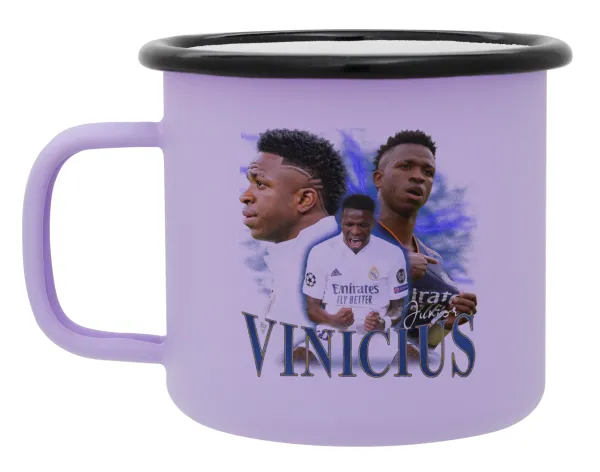 Vinicius Junior — Κούπα Μεταλλική εμαγιέ ΜΑΤ Light Pastel Purple 360ml