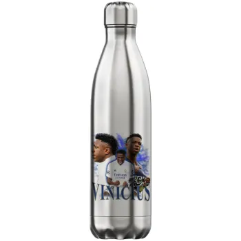 Vinicius Junior, Μεταλλικό παγούρι θερμός Inox (Stainless steel), διπλού τοιχώματος, 750ml