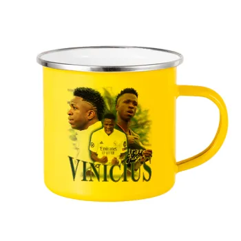 Vinicius Junior, Yellow Enamel Metallic Cup 360ml