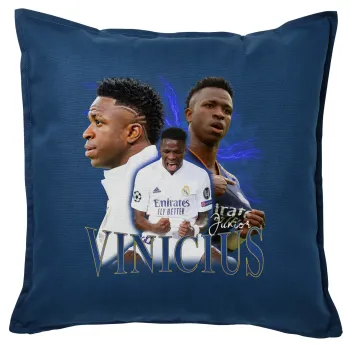 Vinicius Junior, Sofa cushion Blue 50x50cm includes filling