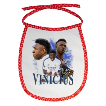 Vinicius Junior, Σαλιάρα μωρού αλέκιαστη με κορδόνι Κόκκινη