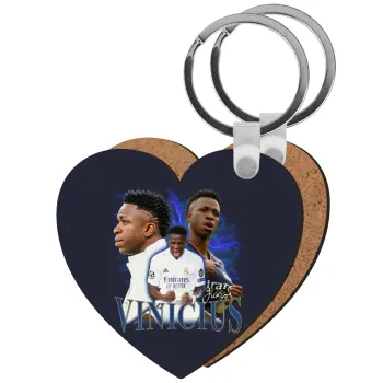 Vinicius Junior, Μπρελόκ Ξύλινο καρδιά MDF