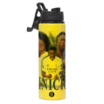 Vinicius Junior, Μεταλλικό παγούρι νερού με καπάκι ασφαλείας, αλουμινίου 850ml