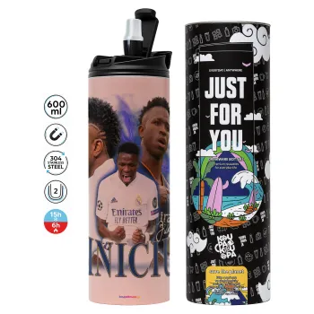 Vinicius Junior, Tumbler stainless steel PINK 600ml