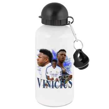 Vinicius Junior, Μεταλλικό παγούρι νερού, Λευκό, αλουμινίου 500ml