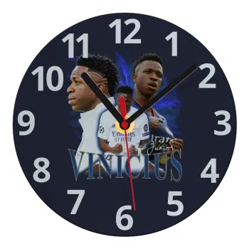 Vinicius Junior, Ρολόι τοίχου γυάλινο (20cm)
