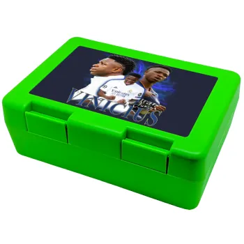 Vinicius Junior, Παιδικό δοχείο κολατσιού ΠΡΑΣΙΝΟ 185x128x65mm (BPA free πλαστικό)