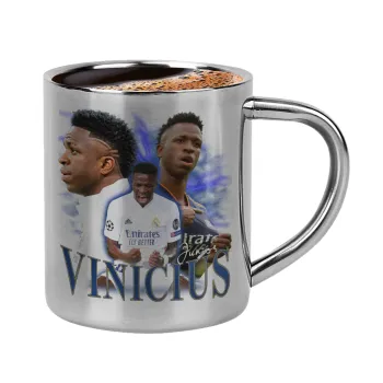 Vinicius Junior, Double-wall metal cup for espresso (220ml)