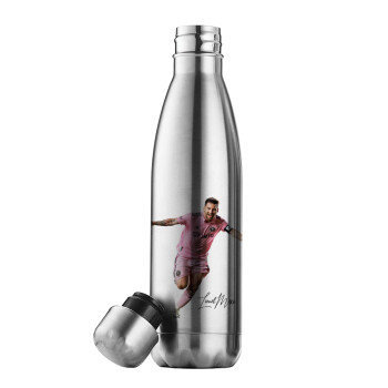 Lionel Messi inter miami jersey, Inox (Stainless steel) double-walled metal mug, 500ml