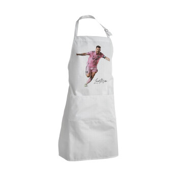 Lionel Messi inter miami jersey, Adult Chef Apron (with sliders and 2 pockets)