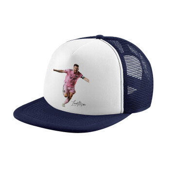 Lionel Messi inter miami jersey, Καπέλο παιδικό Soft Trucker με Δίχτυ Dark Blue/White 