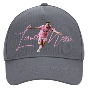 Lionel Messi inter miami jersey, Ultimate Adult Hat Grey, (100% COTTON DRILL, ADULT, UNISEX, ONE SIZE)