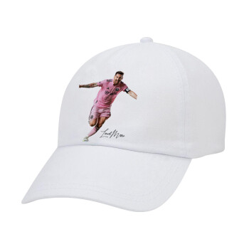 Lionel Messi inter miami jersey, Καπέλο Baseball Λευκό (5-φύλλο, unisex)