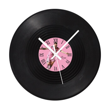 Lionel Messi inter miami jersey, Ρολόι τοίχου Βινύλιο (30cm)