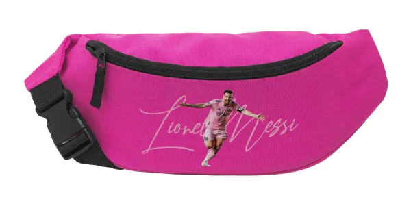 Lionel Messi inter miami jersey — Unisex waist bag (banana) in PINK color with 2 pockets