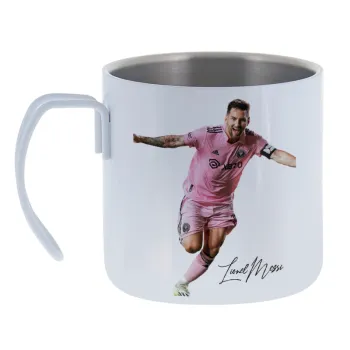 Lionel Messi inter miami jersey — Κούπα Ανοξείδωτη διπλού τοιχώματος 400ml
