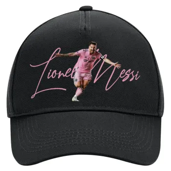 Lionel Messi inter miami jersey, Καπέλο Ενηλίκων Ultimate ΜΑΥΡΟ, (100% ΒΑΜΒΑΚΕΡΟ DRILL, ΕΝΗΛΙΚΩΝ, UNISEX, ONE SIZE)