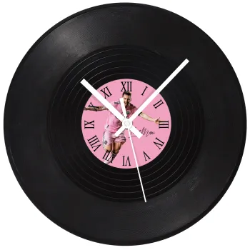 Lionel Messi inter miami jersey, Ρολόι τοίχου Βινύλιο (30cm)