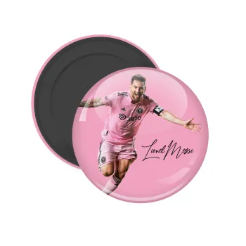Lionel Messi inter miami jersey, Μαγνητάκι ψυγείου στρογγυλό διάστασης 5cm