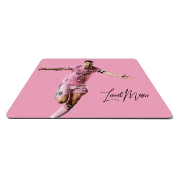 Lionel Messi inter miami jersey, Mousepad rect 27x19cm
