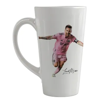 Lionel Messi inter miami jersey, Κούπα κωνική Latte Μεγάλη, κεραμική, 450ml