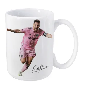 Lionel Messi inter miami jersey, Κούπα Mega, κεραμική, 450ml