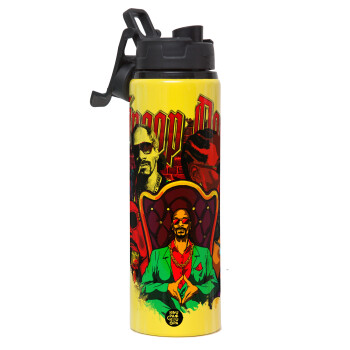 Snoop Dogg, Metallic water bottle with safety lid, 850ml aluminum