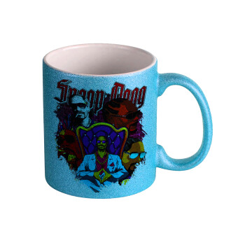 Snoop Dogg, Κούπα Σιέλ Glitter που γυαλίζει, κεραμική, 330ml