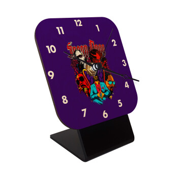 Snoop Dogg, Quartz Table clock in natural wood (10cm)