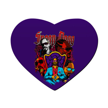 Snoop Dogg, Mousepad heart 23x20cm