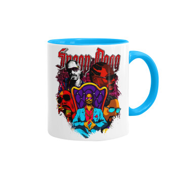 Snoop Dogg, Mug colored light blue, ceramic, 330ml
