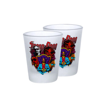 Snoop Dogg, Σφηνοπότηρα γυάλινα 45ml του πάγου (2 τεμάχια)