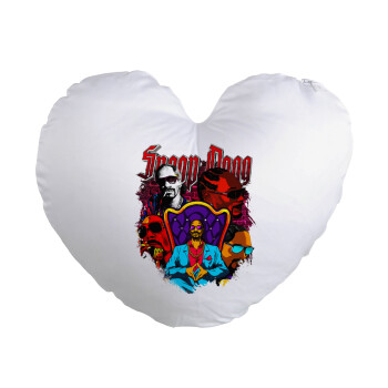Snoop Dogg, Μαξιλάρι καναπέ καρδιά 40x40cm περιέχεται το  γέμισμα