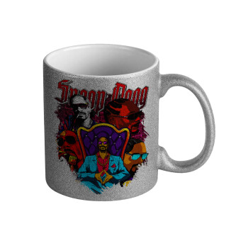 Snoop Dogg, Κούπα Ασημένια Glitter που γυαλίζει, κεραμική, 330ml