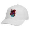 Καπέλο Ενηλίκων Baseball, Drill, Λευκό (100% ΒΑΜΒΑΚΕΡΟ, ΕΝΗΛΙΚΩΝ, UNISEX, ONE SIZE)