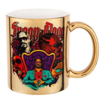 Snoop Dogg, Κούπα κεραμική, χρυσή καθρέπτης, 330ml