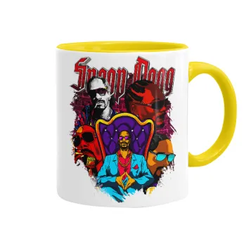 Snoop Dogg, Κούπα χρωματιστή κίτρινη, κεραμική, 330ml