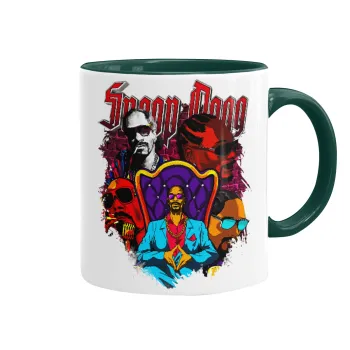 Snoop Dogg, Κούπα χρωματιστή πράσινη, κεραμική, 330ml