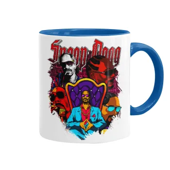 Snoop Dogg, Κούπα χρωματιστή μπλε, κεραμική, 330ml