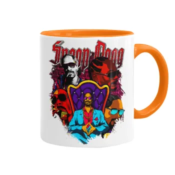 Snoop Dogg, Κούπα χρωματιστή πορτοκαλί, κεραμική, 330ml