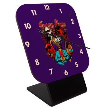 Snoop Dogg, Επιτραπέζιο ρολόι σε φυσικό ξύλο (10cm)