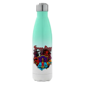 Snoop Dogg, Μεταλλικό παγούρι θερμός Πράσινο/Λευκό (Stainless steel), διπλού τοιχώματος, 500ml