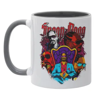 Snoop Dogg, Mug colored grey, ceramic, 330ml