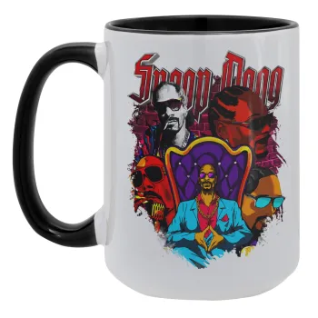 Snoop Dogg, Κούπα Mega 15oz, κεραμική Μαύρη, 450ml