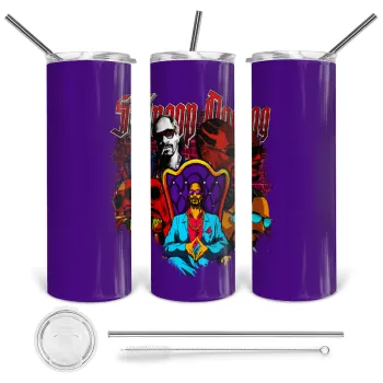 Snoop Dogg, Tumbler stainless steel 600ml, with metal straw & cleaning brush