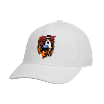 JAY-Z, Καπέλο παιδικό Baseball, 100% Βαμβακερό, Λευκό