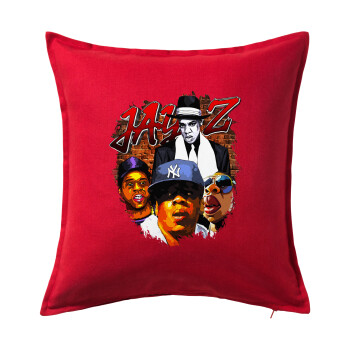 JAY-Z, Sofa cushion RED 50x50cm includes filling