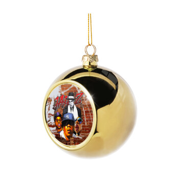 JAY-Z, Χριστουγεννιάτικη μπάλα δένδρου Χρυσή 8cm